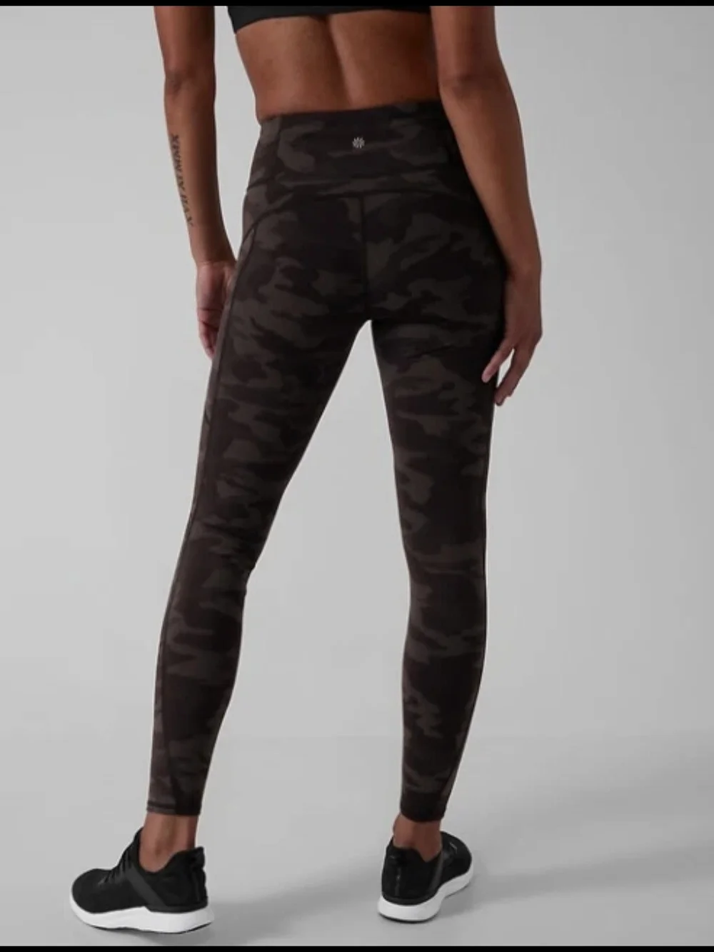 Athleta Rainier High-Waist Leggings - Black Reflective Camo